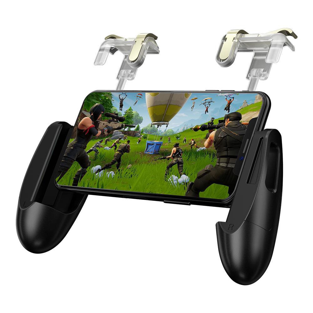 [Kèm Nút Di Chuyển]Tay Cầm + Bộ 2 Nút  Bấm Chơi Game Pubg mobile, Liên quân Điện Thoại Thông Minh Gamepad