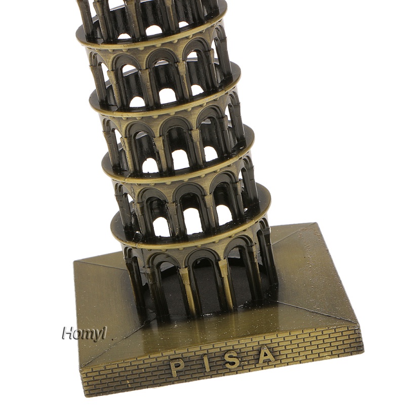 [HOMYL] Famous Construction Leaning Tower of Pisa Home Arts&Craft Collecatbles Decor