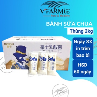 1 thùng 2kg bánh sữa chua Horsh date mới