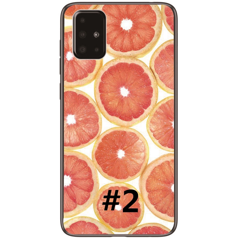 Ốp điện thoại TPU mềm in hình trái cây hoạt họa cho Samsung Galaxy A71/A51/A41/A31/A21/A11 | BigBuy360 - bigbuy360.vn