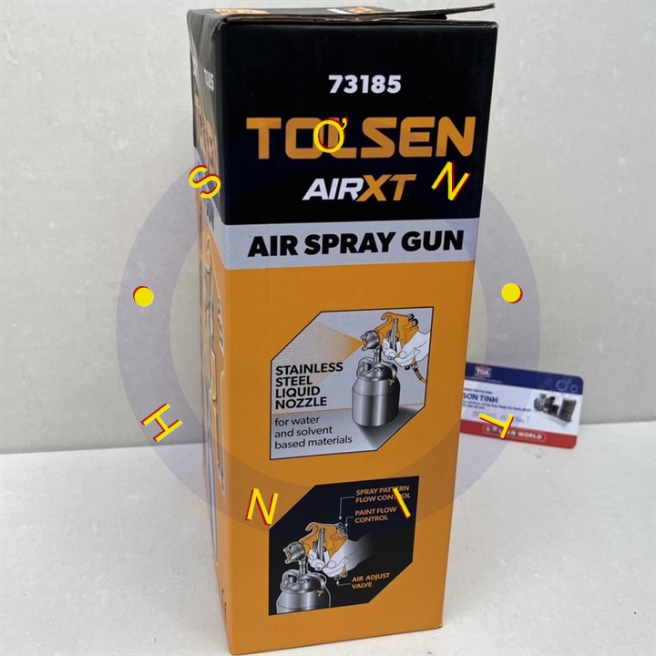 Súng xịt sơn 1.7mm TOLSEN 73185 1000ml BÉP