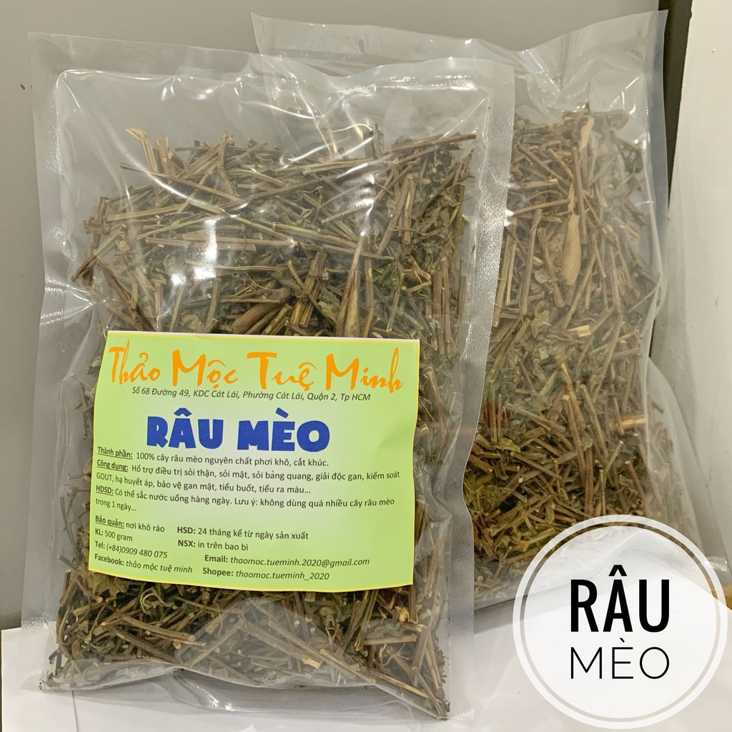 Râu mèo khô nguyên chất 100% từ rừng