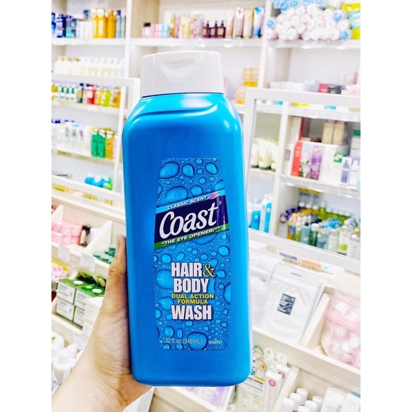 Sữa Tắm Gội Coast Mỹ 946ml Mẫu Mới Nhất