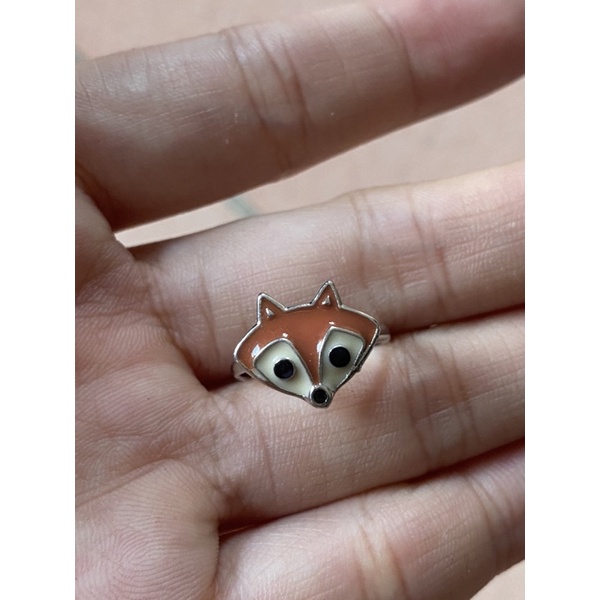 nhẫn hình cáo si nhật freesize từ size 4