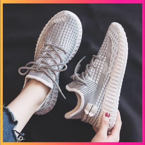 Giày Thể Thao Nam Nữ Mùa Hè, Giầy Sneaker Đẹp Đi Làm Công Sở, Du Lịch Tập Gym Chạy Bộ Đi Chơi (Hạt Dẻ House)