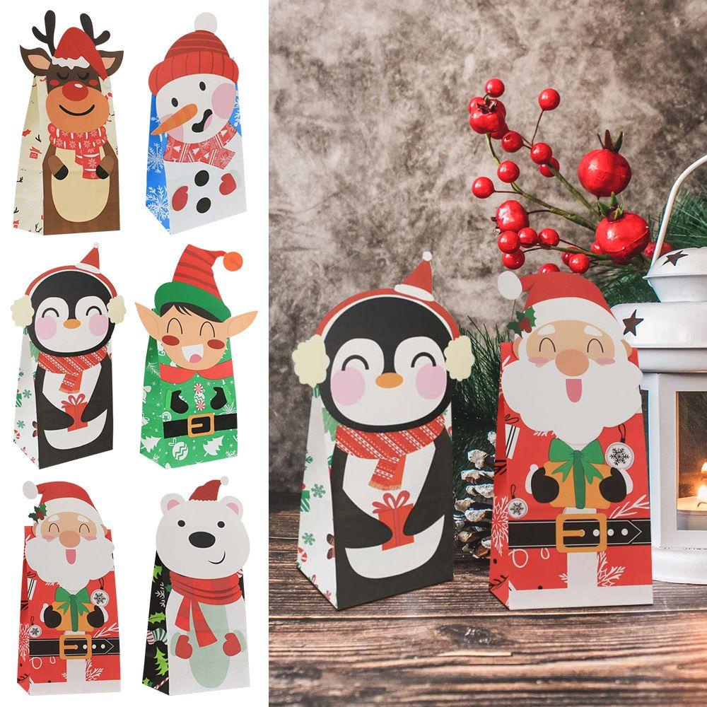 CHOOKEY Set 24 Túi Giấy Đựng Kẹo Giáng Sinh Năm Mới