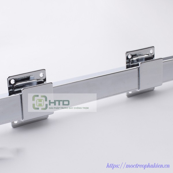 Cốc đỡ thanh hộp inox gắn trực tiếp lên tường CD07