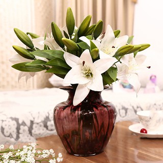 Hoa lily giả để trang trí