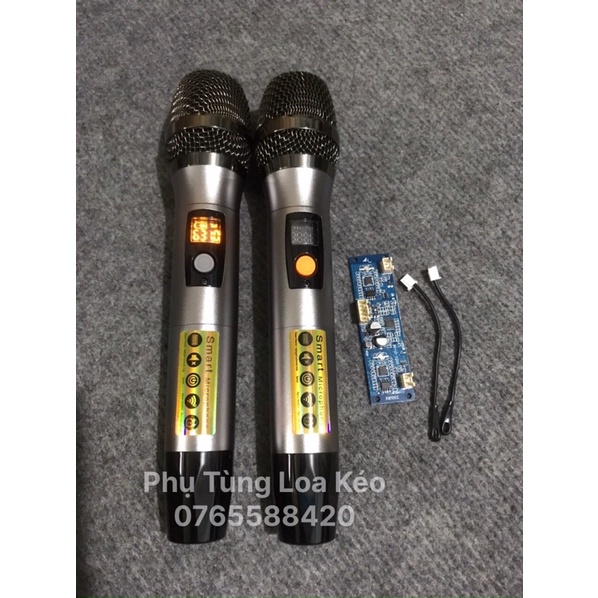 Micro Loa Kéo Mẫu Baier Vỹ Mạch Xanh đầu Mic Shure Vỏ Nhôm Nguyên Tay