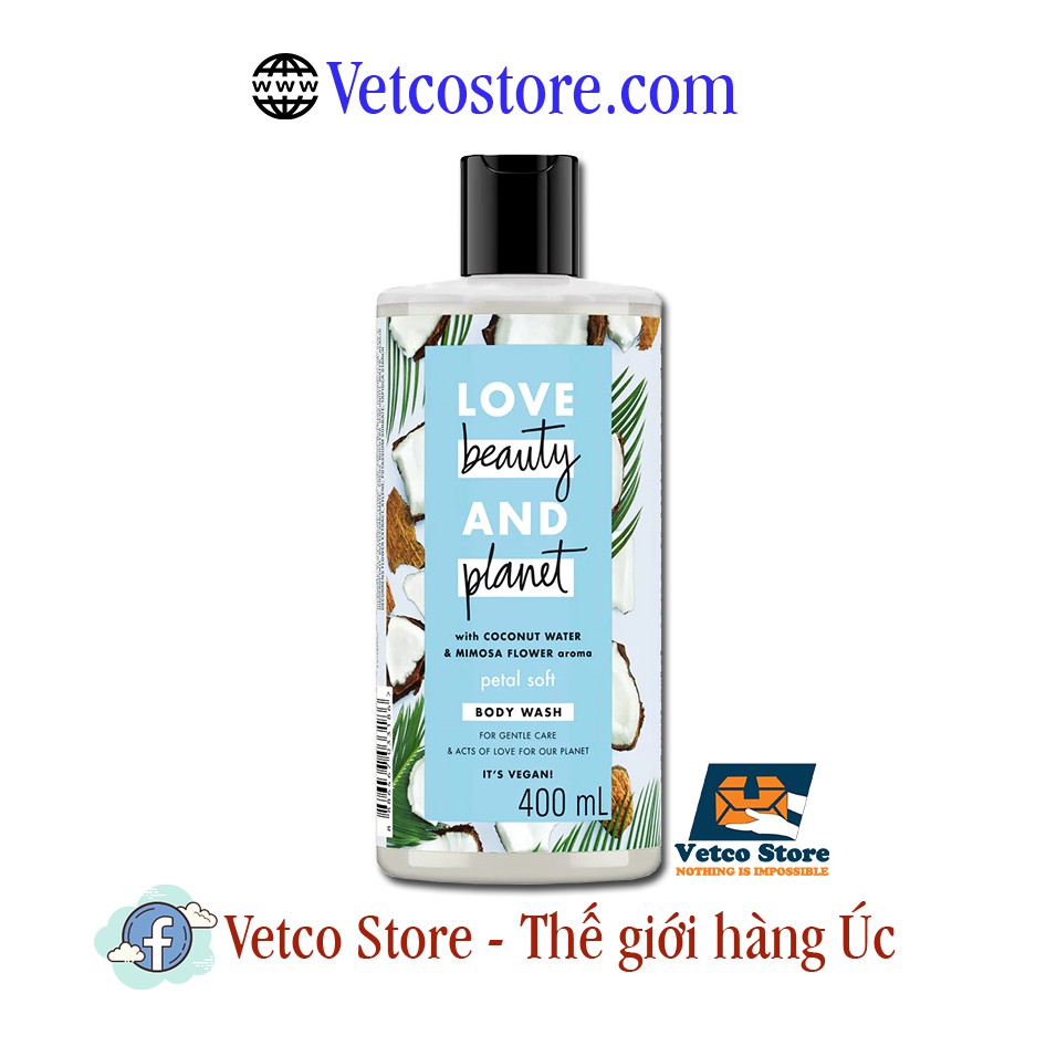 Sữa Tắm Love Beauty And Planet Petal Soft 400ml Úc