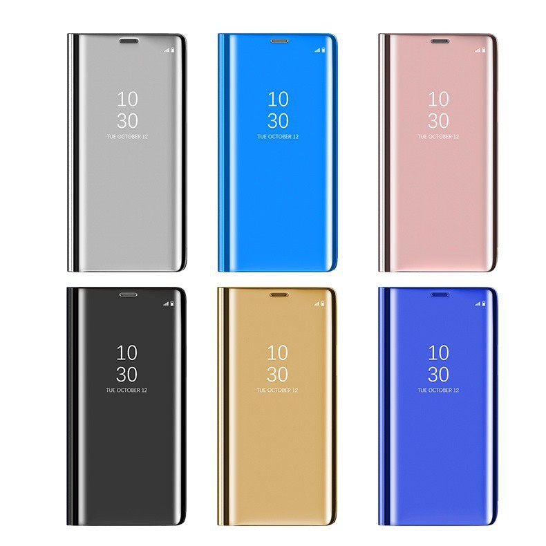 Ốp điện thoại nắp gập tráng gương chế độ ngủ tự động cho huawei nova 2i 3i p20/p30 pro mate 20 pro