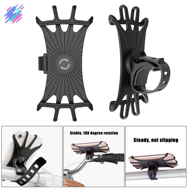 Kẹp giữ điện thoại tiện lợi gắn ghi đông xe đạp