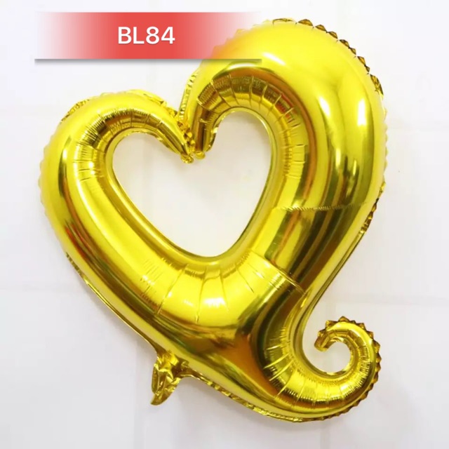 COMBO 06 BÓNG TRÁNG NHÔM TRÁI TIM KHUYẾT