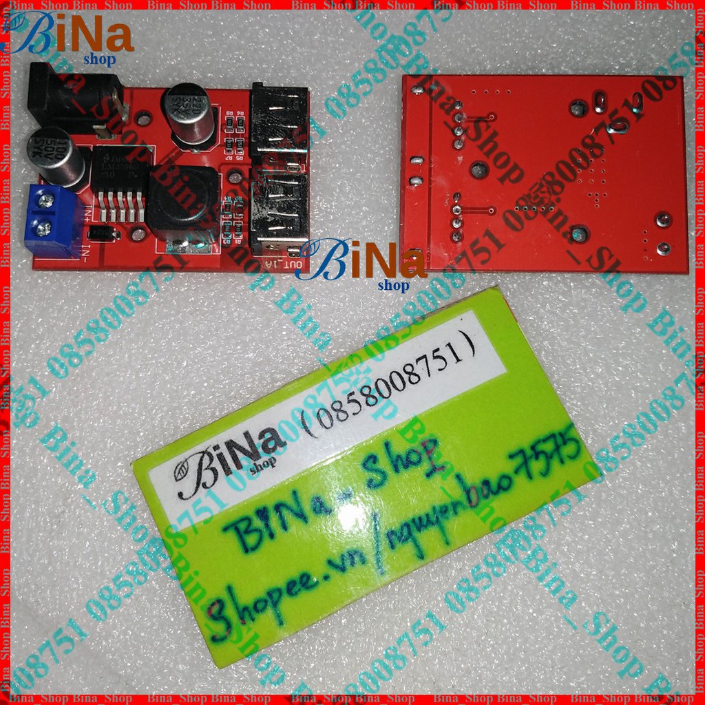 Mạch hạ áp 6-40V ra 5V2A chế sạc dự phòng