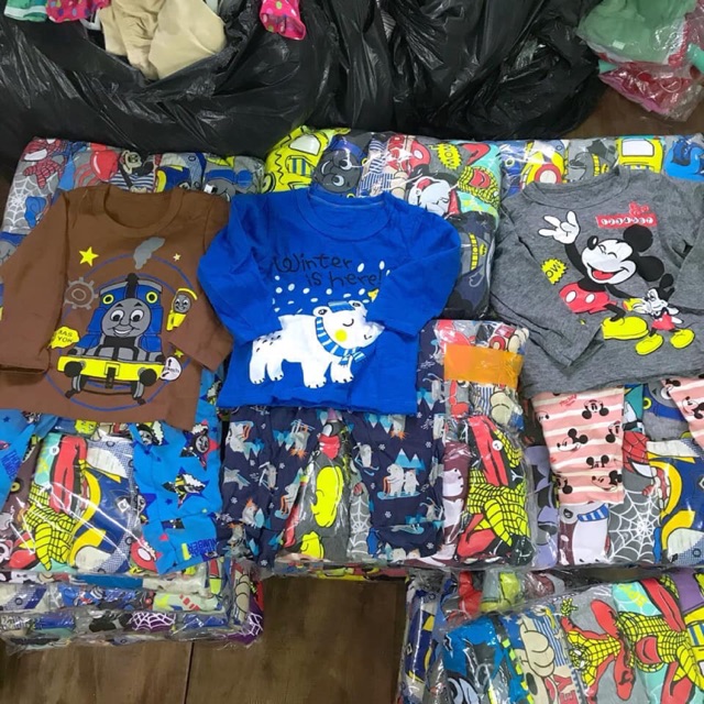 6 Bộ thu đông dài tay trẻ em