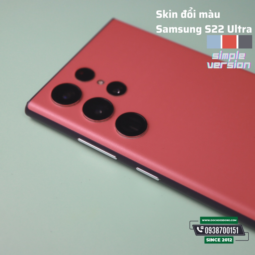 [S series] Miếng dán skin ppf đổi màu điện thoại Samsung Galaxy S22 Ultra cao cấp phiên bản Simple - S21 S20 S10 S9 Plus