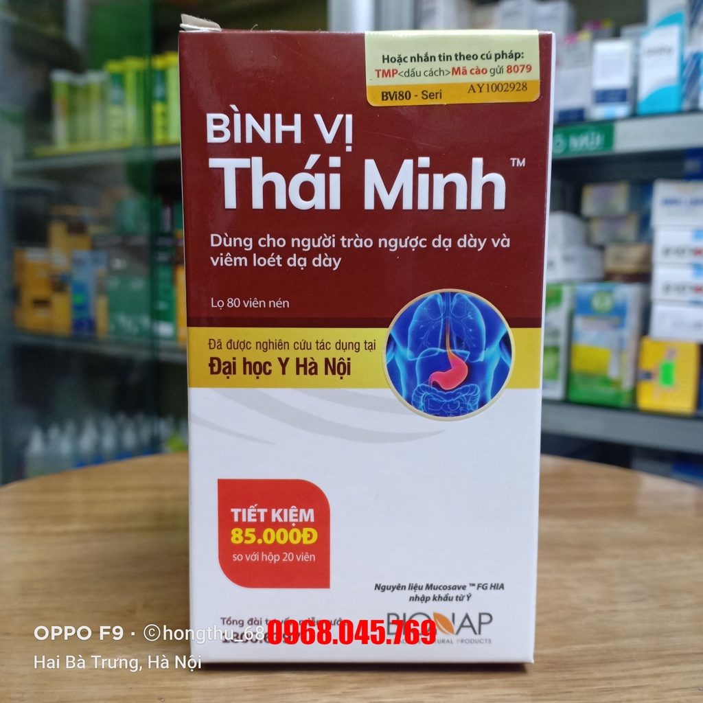 Bình Vị Thái Minh lọ 80 viên