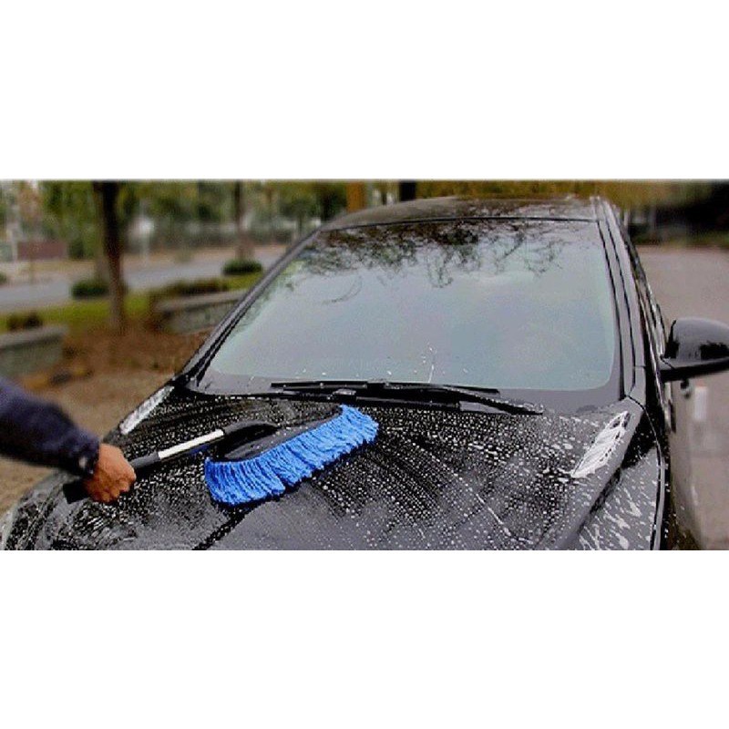 [chổi tròn ]Chổi nano lau rửa xe ô tô chuyên dụng - cán kéo dài,sợi lông siêu min,lau siêu sạch