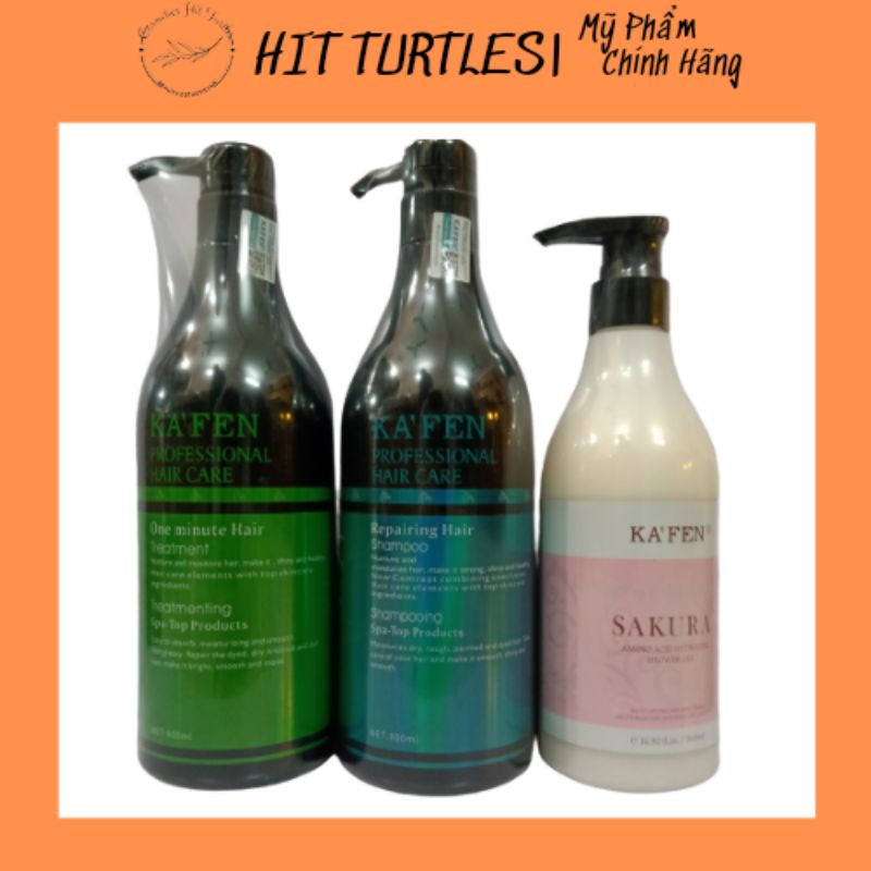 {TẶNG SỮA TẮM} Cặp dầu gội xả Kafen 800ml