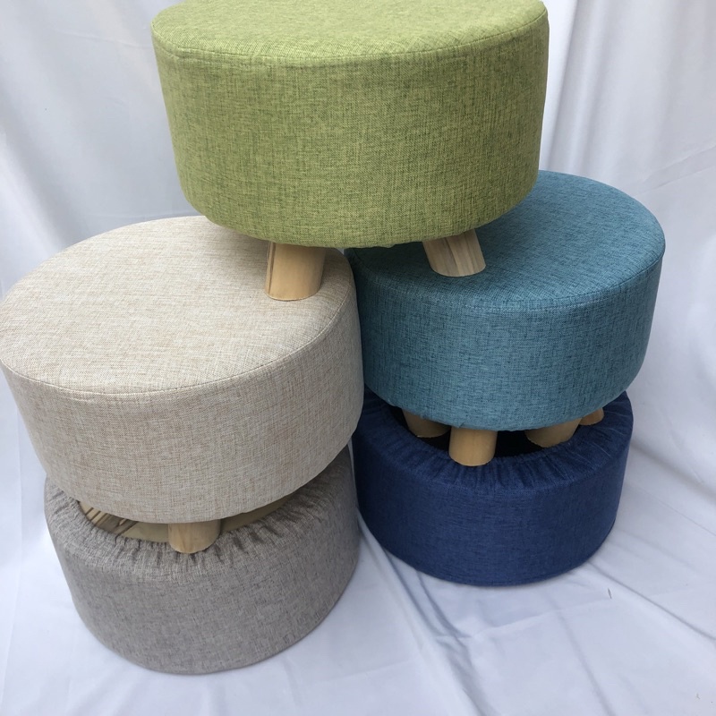 Ghế đôn sofa bốn chân đa năng, đệm mút đàn hồi tốt chống xẹp