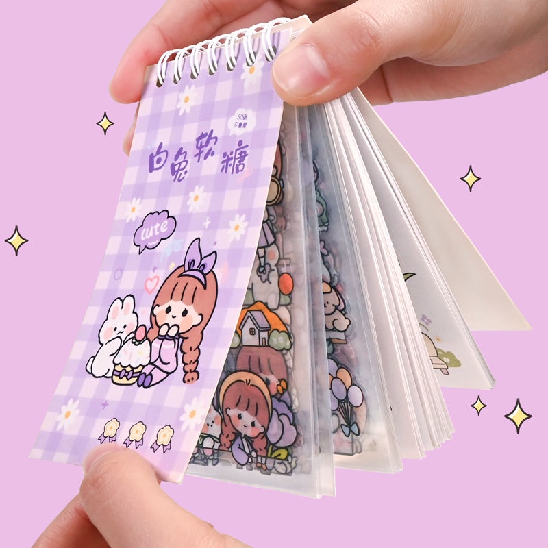 Washi Stickers Cute PET Sticker hình dán học sinh Miếng dán vật liệu tự làm