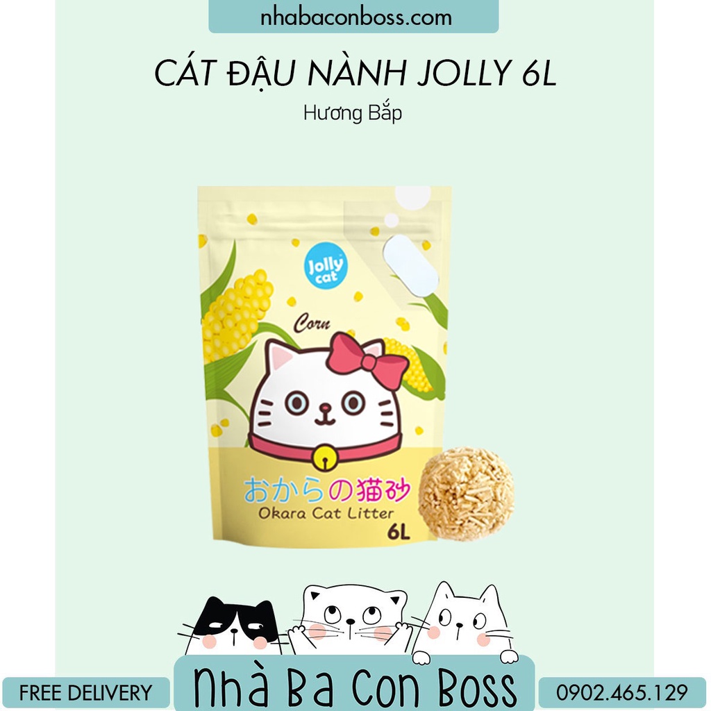 Cát Vệ Sinh Cho Mèo Jolly Bao 6L
