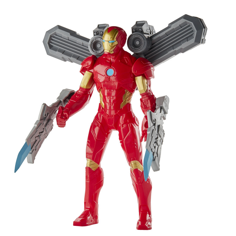 Đồ Chơi Mô Hình Mattel Avengers Siêu Anh Hùng Iron Man Tích Hợp Cánh Bay Siêu Cấp E7360