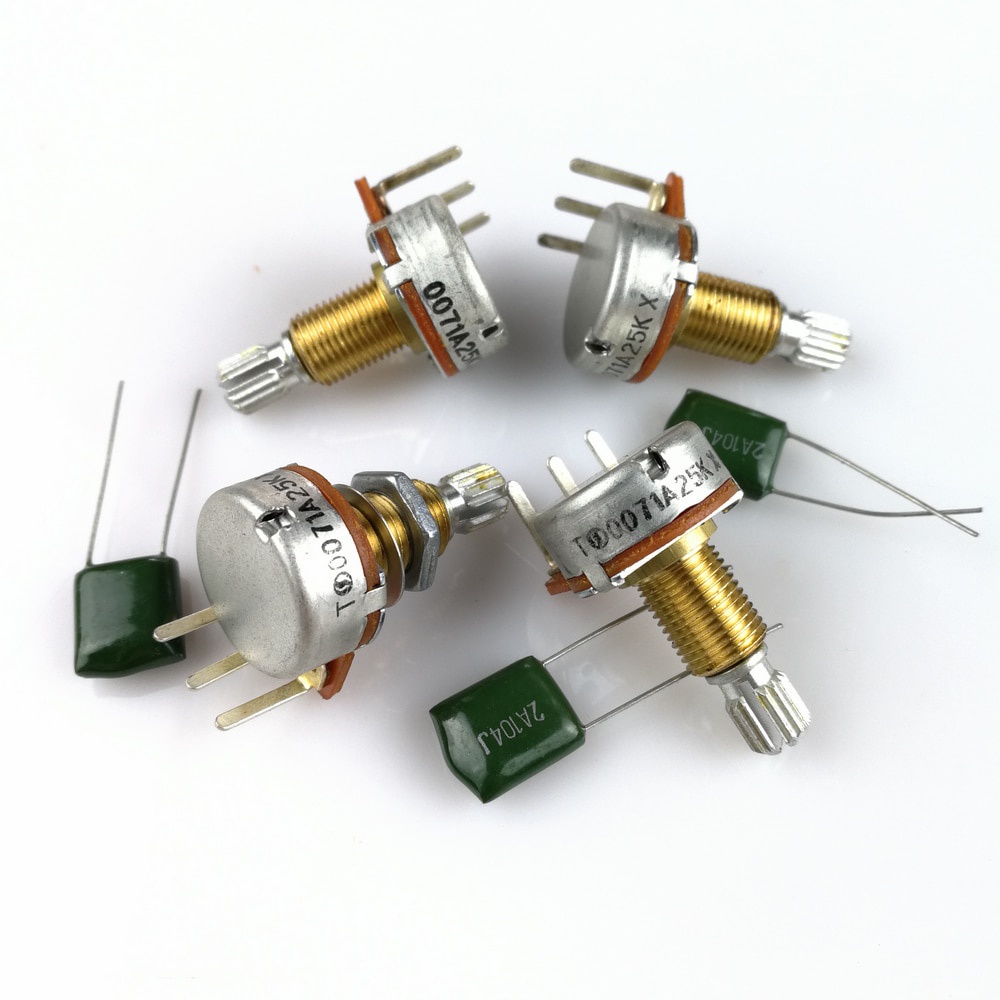 Sản Phẩm Mỹ 25K TQ EMG Chiết Áp Điện Tử Không Chứa Điện Dung Lượng Chính Hãng Cho Guitar Bass