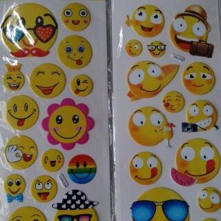 Sticker nổi hình mặt cười