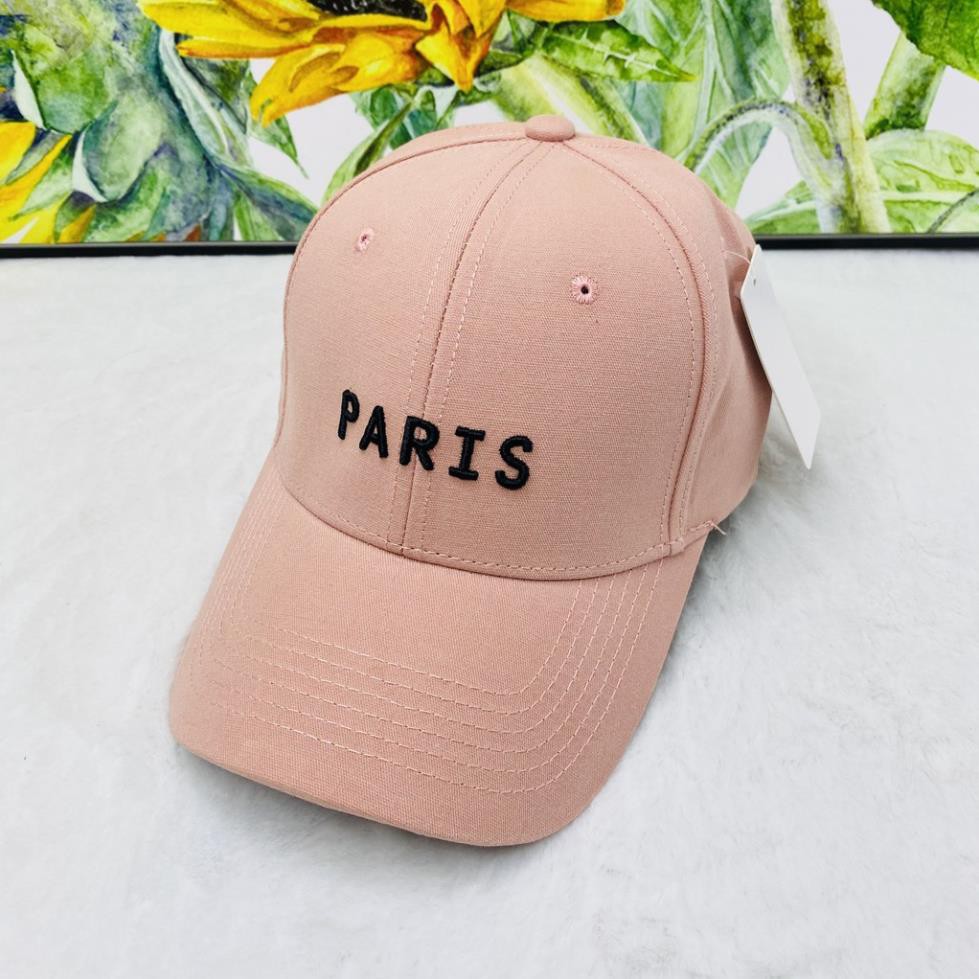 Mũ lưỡi trai nam thêu chữ PARIS, màu cực đẹp, hàng mới về