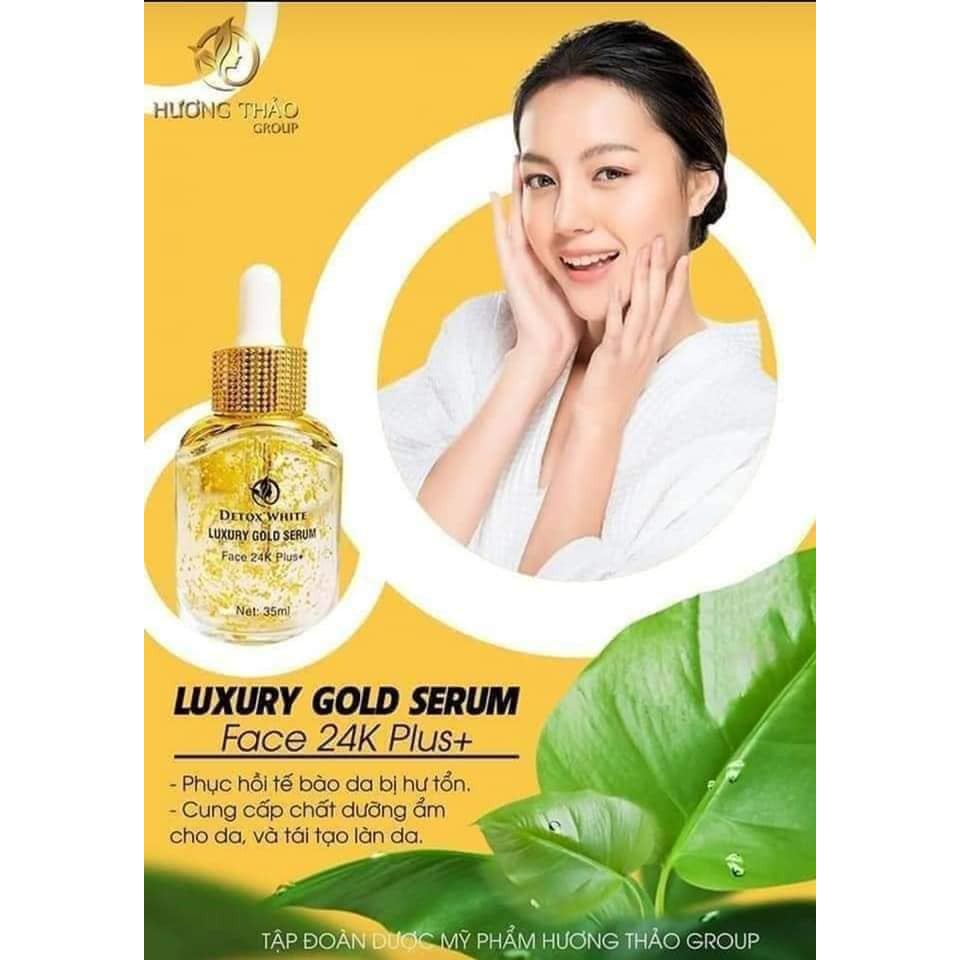 Serum dưỡng da Luxury gold serum Plus Detox'White chống lão hóa da