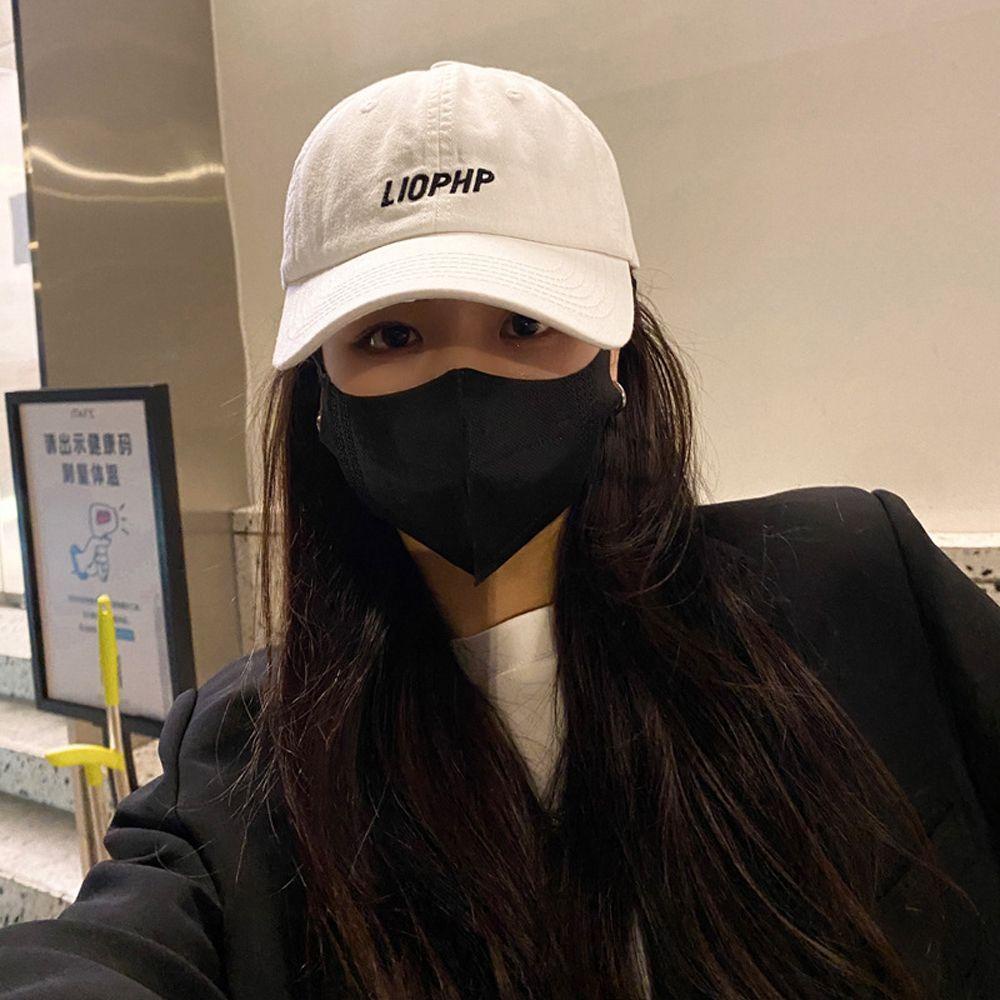 Mũ Lưỡi Trai Chất Liệu Polyester Cotton Thêu Chữ BACK2LIFE Phong Cách Hàn Quốc Thời Trang Cho Nữ