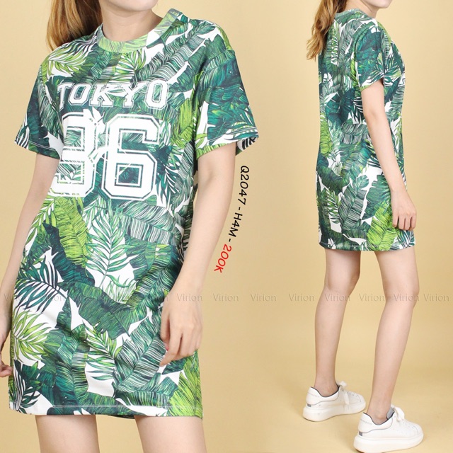 Đầm thun suông H&M VNXK