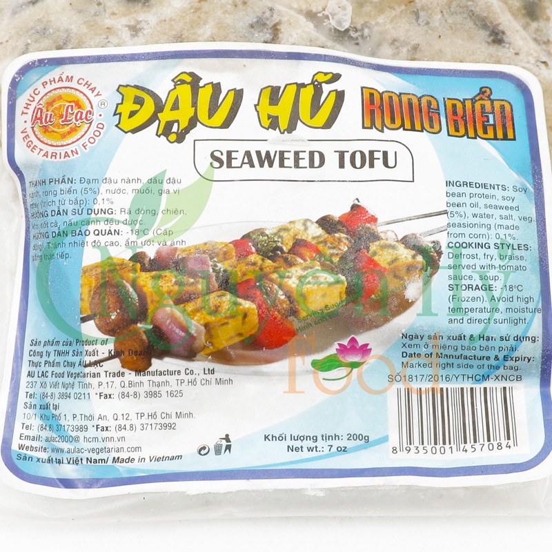 Đậu Hũ Rong Biển Thuần Chay Âu Lạc_200g