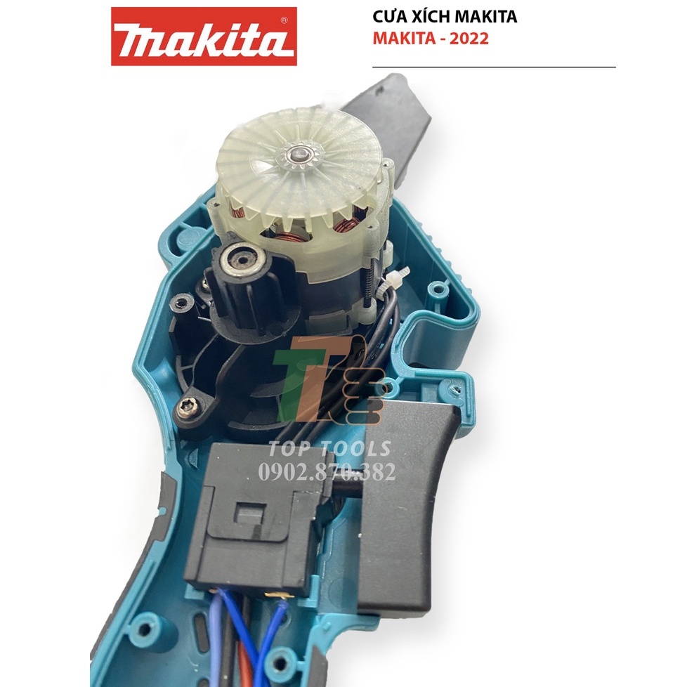 Máy cưa mini cầm tay, Máy cưa pin cầm tay Makita lam dài 6in, Pin 10 cell, Sử dụng động cơ không chổi than