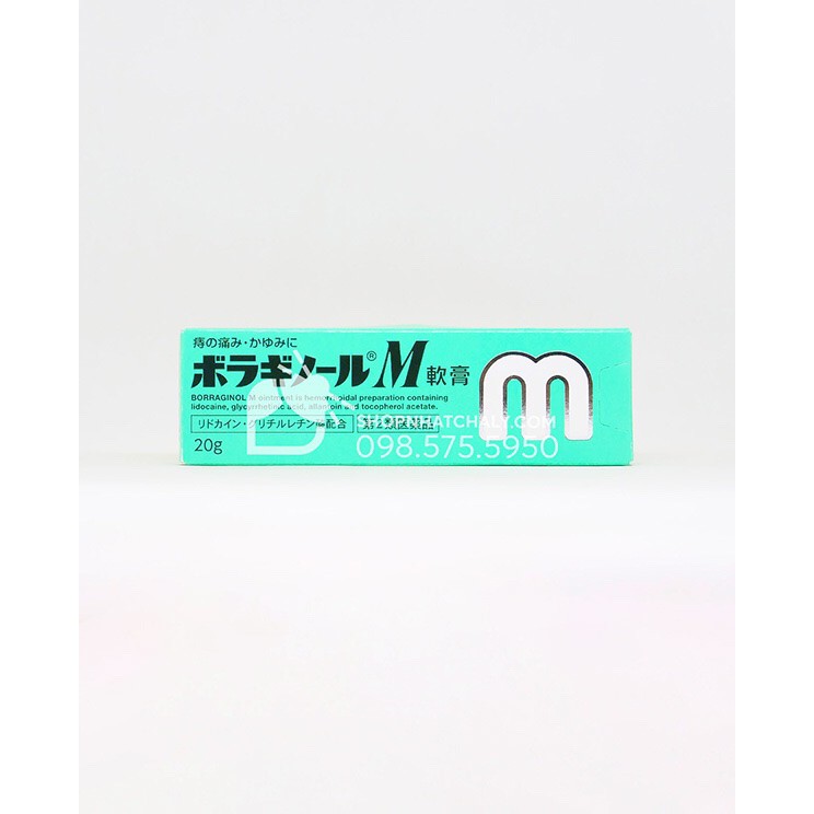 Kem bôi trĩ chữ M Boragnol M Ointment 20g Nhật Bản