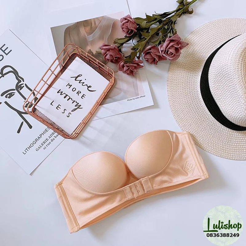 ❣️Áo lót cup ngực không dây chống tụt - Áo ngực cài trước siêu nâng đẩy tạo khe quyến rũ