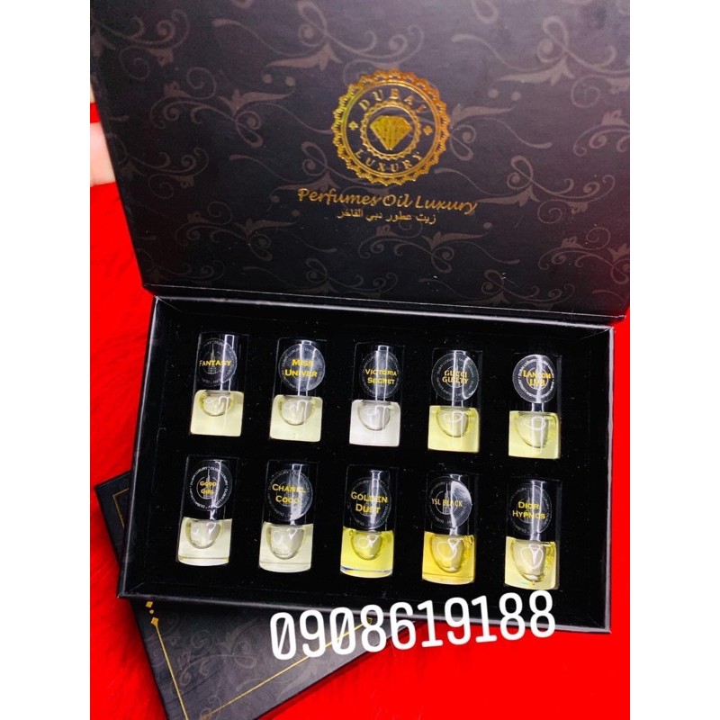 giá sỉ - Set Tinh Dầu Dubai 10 chai chuẩn xịn fullbox | BigBuy360 - bigbuy360.vn