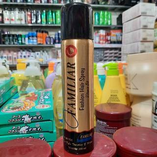 Keo Xịt Tóc Familiar 200ml (nắp vàng xịt mềm/đen xịt cứng)