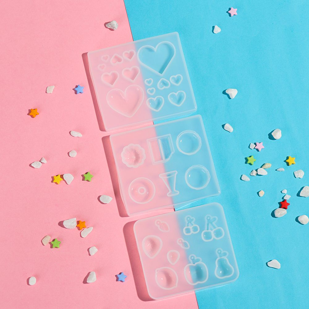 Khuôn Silicone Làm Bông Tai Hình Tam Giác DIY|Khuôn Làm Mặt Vòng cổ/Móc Khóa Bằng Epoxy Trong Suốt