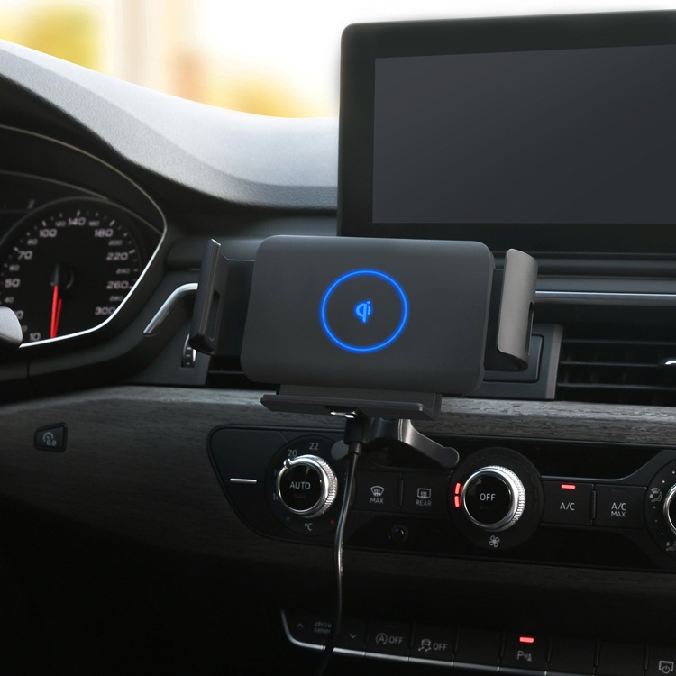 Đế Sạc Điện Thoại Không Dây 15W Gắn Lỗ Thông Gió Xe Hơi Cho Samsung Galaxy Z Fold 4 3 iPhone 13 12 Pro Max