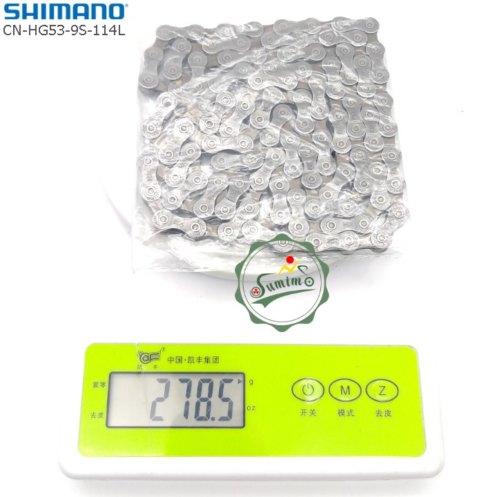 Sên xe đạp - Xích Shimano CN-HG53-114L 9 Speed - Không hộp chính hãng