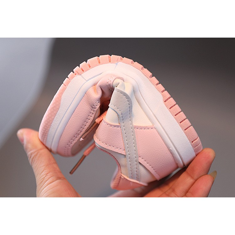 [Hàng Cao Cấp] Giày Trẻ Em Nikee Da Trơn Cổ Thấp Thể Thao Phong Cách-FREE SHIP XTRA-SK15
