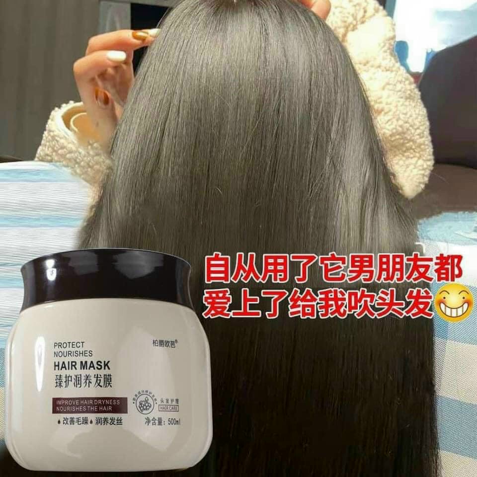 Mặt nạ dưỡng tóc, kem ủ tóc HAIIR MASK 1000ml dành cho mọi loại tóc dạng kem ủ