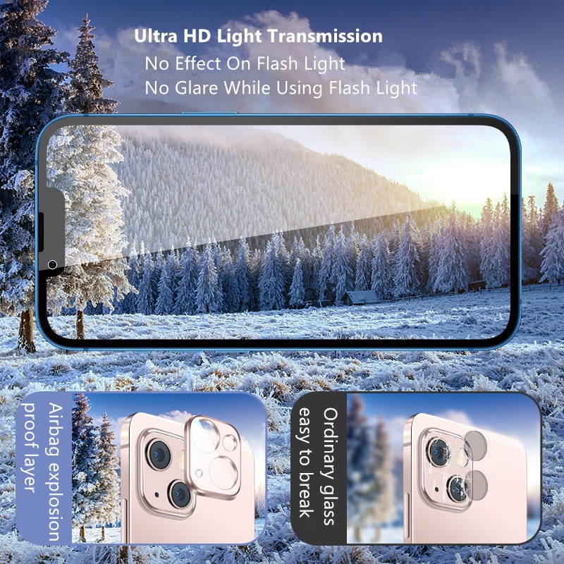 Kính Cường Lực Bảo Vệ Camera Cho iPhone 13 Pro Max 13 Mini