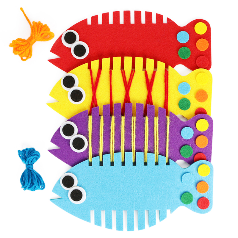 Đồ Chơi Tập Buộc Dây Động Cơ Giáo Dục Sớm Cho Bé