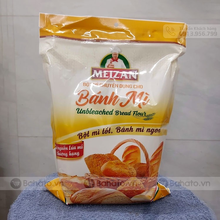 Bột làm bánh mì chuyên dụng Meizan cao cấp gói 1kg