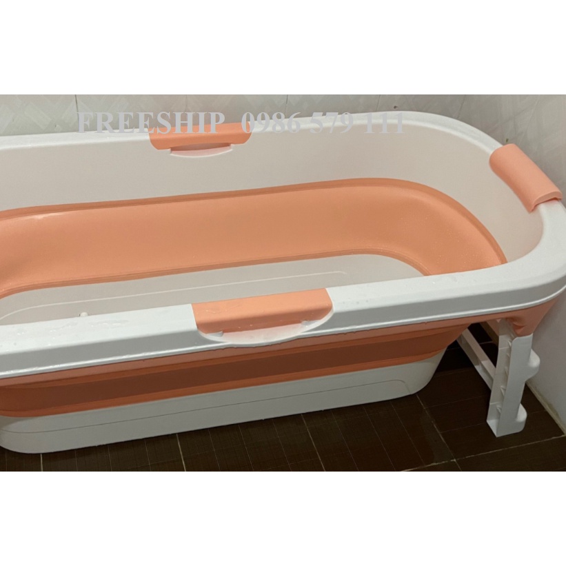 Bồn Tắm loại to 144 cm   Silicon Gấp Gọn - Chất Hạt PP Siêu Bền zj1 - 100% FREEESHIP