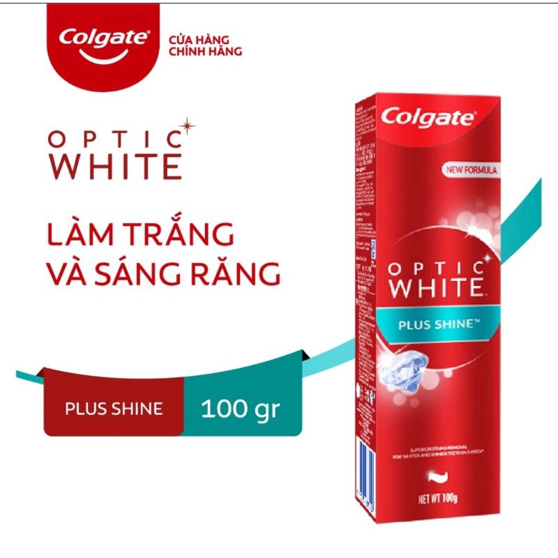 KEM ĐÁNH RĂNG COLGATE OPTIC WHITE PLUS SHINE 100g