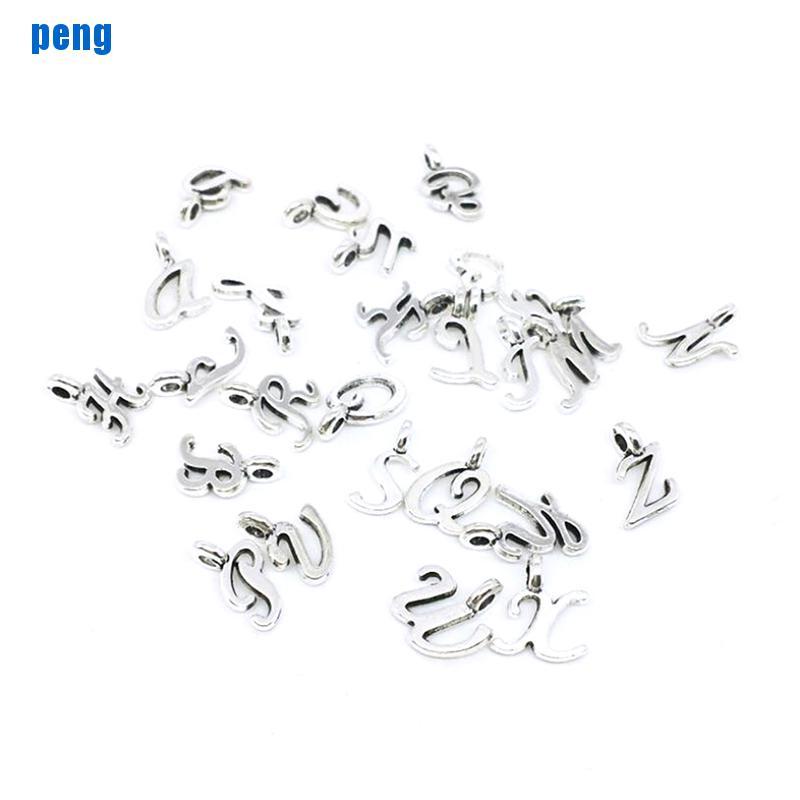 Set 26 Mặt Dây Chuyền Khắc Chữ Cái Tiếng Anh Handmade